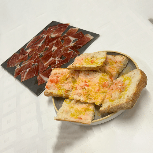 Jamón de Bellota y Pan con Tomate