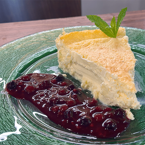 Tarta de Queso con Frutos Rojos