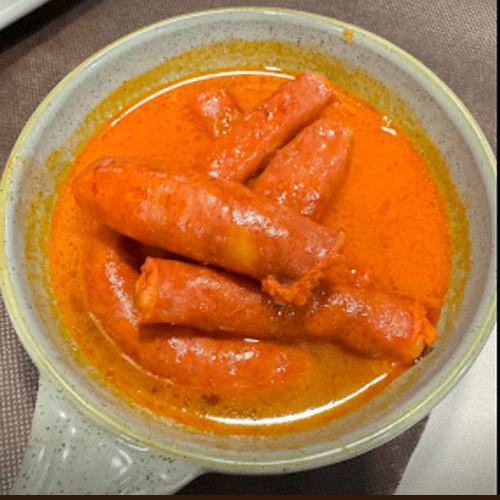 Choricitos a la sidra