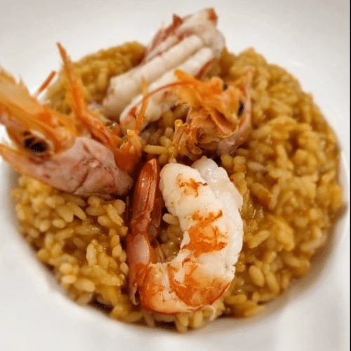 Rissoto de Gambas al estilo Andorrano - Cal Tonet